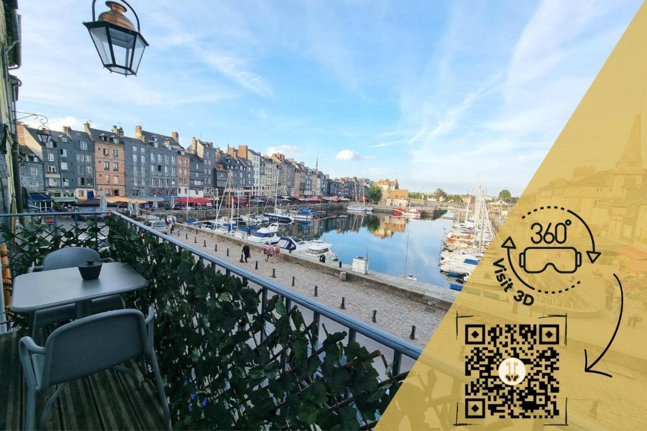 Апартаменты Le Balcon Du Port Онфлёр Экстерьер фото